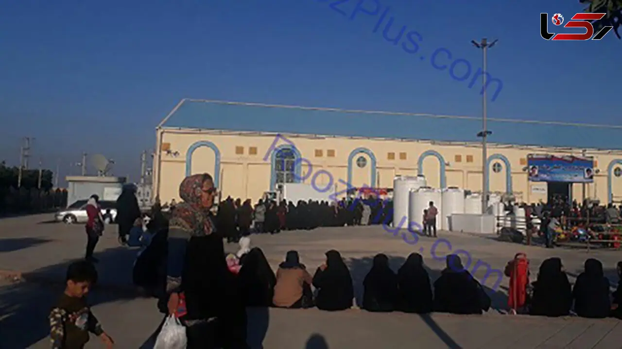تصویری عجیب از صف فوق طولانی گوشت در بوشهر+عکس
