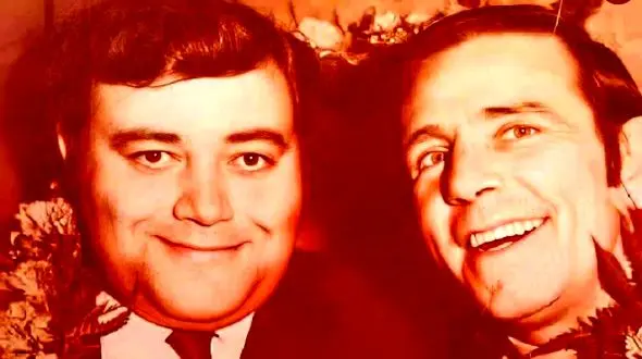 عکس  سفر در زمان /  «همایون» در پیری و در کنار «ناصر ملک مطیعی» /  دهه 90