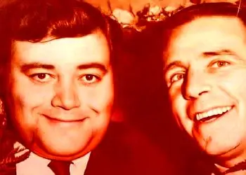 عکس  سفر در زمان /  «همایون» در پیری و در کنار «ناصر ملک مطیعی» /  دهه 90