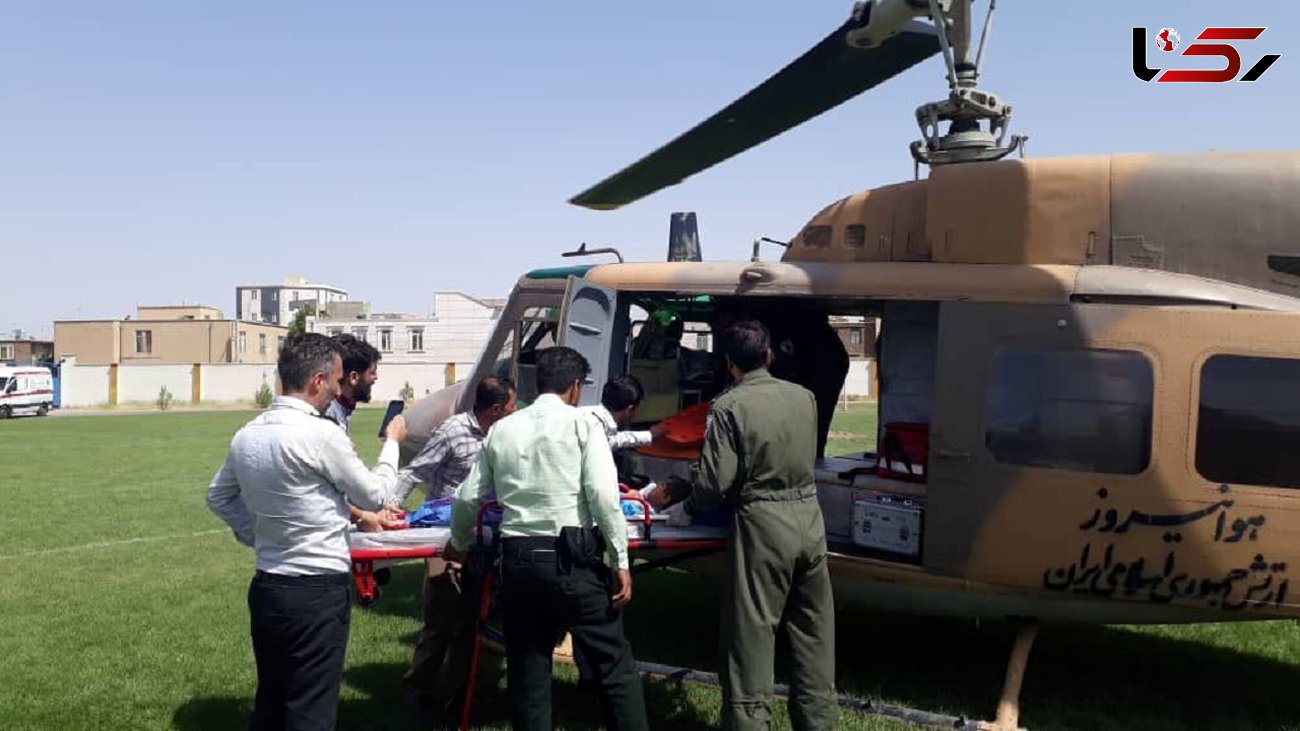 اورژانس هوایی قزوین و البرز برای نجات کودک 3 ساله بسیج شدند