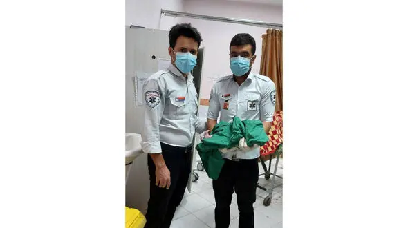 تولد نوزاد عجول در آمبولانس / در نیشابور صورت گرفت