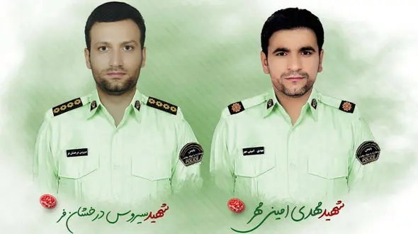 اولین عکس از 2 شهید پلیس یاسوج / عامل جنایت به هلاکت رسید + فیلم