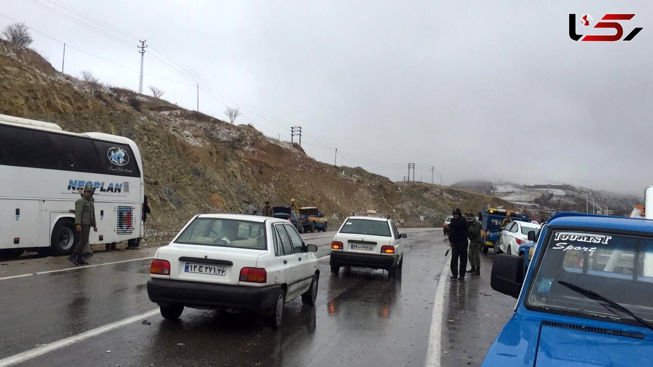 تصادف‌ زنجیره‌ای 80 خودرو در شیراز