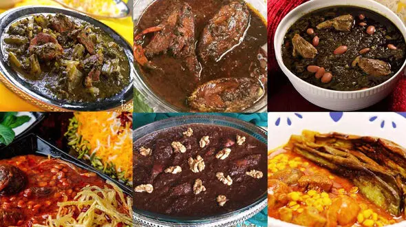  لیست انواع خورشت ها + مواد لازم