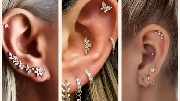 مدل های جذاب پیرسینگ گوش / عکس