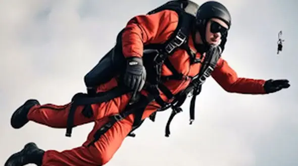 پرواز و سقوط آزاد بر روی ابرها