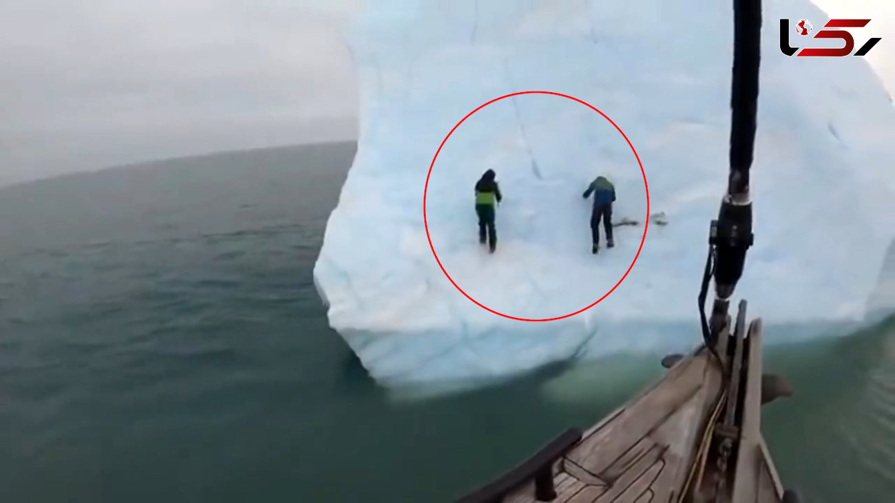 فیلم تلاش چند مرد برای شکستن کوه یخ