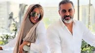 عکس های عاشقانه های زن و شوهری  علیرام نورایی و همسرش در کوچه های رمانتیک تهران ! + عکس ها