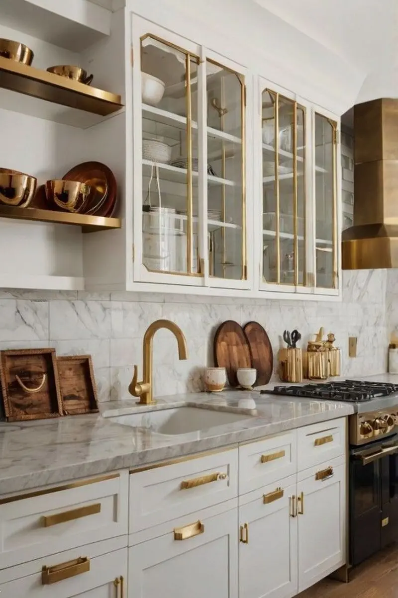 عکس کابینت شیشه_ ای