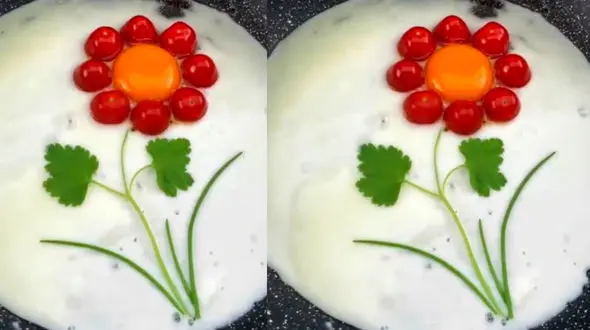 نیمروی گل درست کنید + فیلم