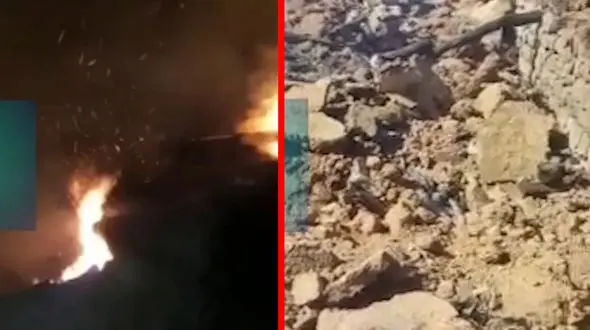 فیلم لحظه  آتش سوزی انتقامجویانه خانه های عشایری در ایذه + عکس