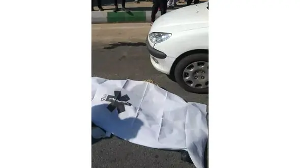 عکس جنازه مرد تهرانی در تصادف با پژو 206 / ظهر امروز رخ داد


