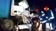  ‍ امدادرسانی به شش مصدوم تصادف کامیونت با پراید 