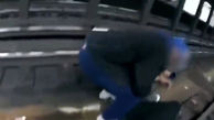 فیلم لحظه نجات یک مرد افسرده از خودکشی توسط پلیس ! / در مترو رخ داد