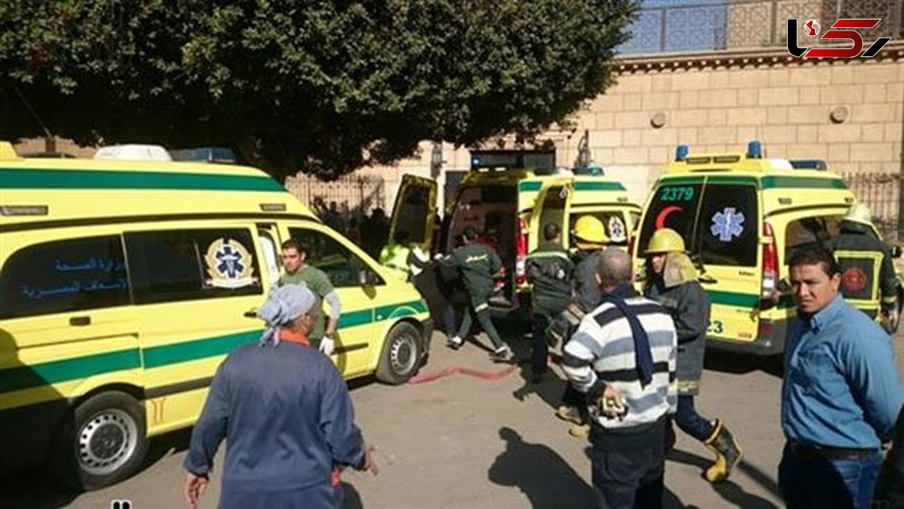 15 کشته و 42 زخمی بر اثر انفجار بمب داخل کلیسایی در طنطای مصر+تصاویر