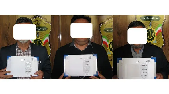 این 3 مرد در مشهد جولان خبیثانه می دادند + عکس 