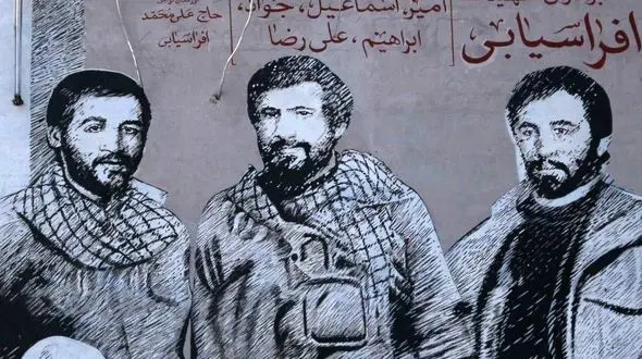 نقاشی های دیواری شهیدان افراسیابی + عکس