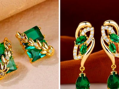 15 مدل گوشواره طلا با زمرد؛ ترکیبی از زیبایی و اصالت سبز
