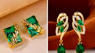 15 مدل گوشواره طلا با زمرد؛ ترکیبی از زیبایی و اصالت سبز