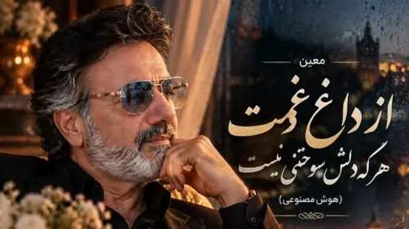 دانلود آهنگ  معین /  از داغ غمت هرکه دلش سوختنی نیست + متن کامل