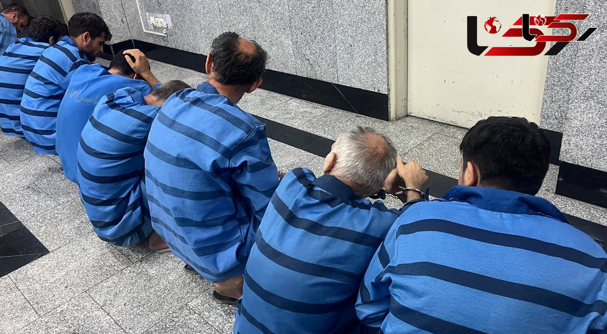  گزارش تصویری خبرنگار رکنا از دستگیری دزدان حرفه ای در تهران 