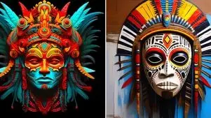 دکوراسیون مدرن با نقاب‌ های سنتی آفریقایی؛ زیبایی و فرهنگ در 15 مدل خاص