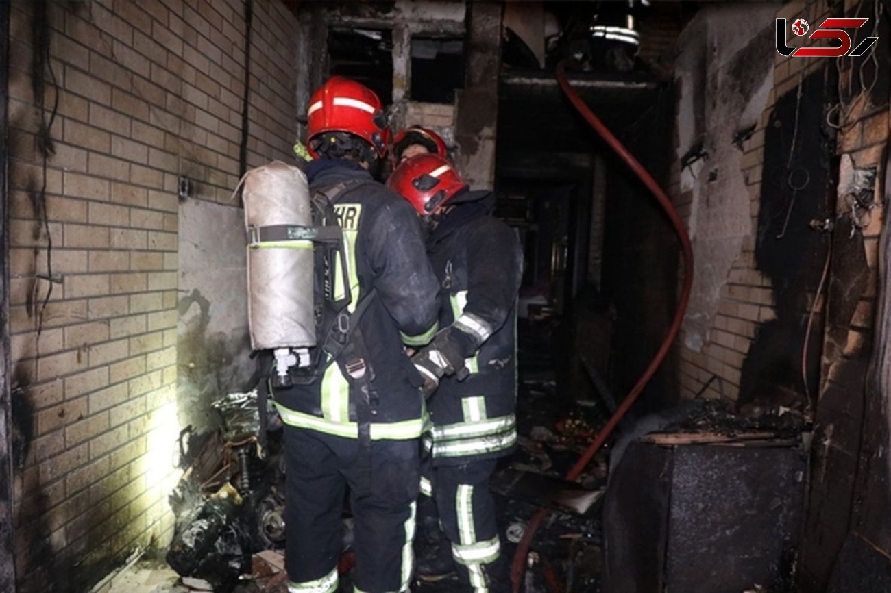 آتش‌سوزی هولناک در طبقه ۷ ساختمان مسکونی در بلوار نماز مشهد 