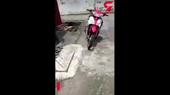 روش جالب همسایه برای فراری دادن دزد! +فیلم