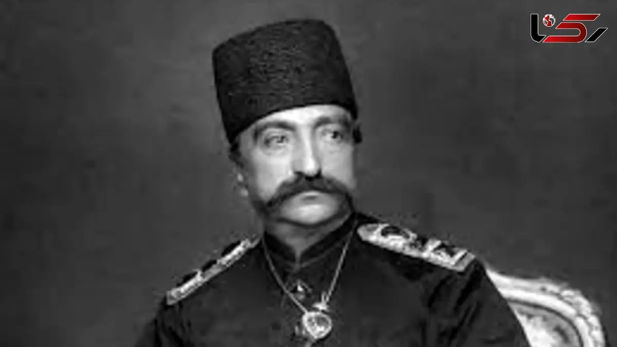 تصویر رنگی‌شدۀ «شمس‌الدوله، همسر ناصرالدین شاه» / سیبیل و ابرو پیوندی کلفت