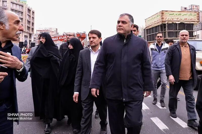 حضور وزیر نفت در روز قدس
