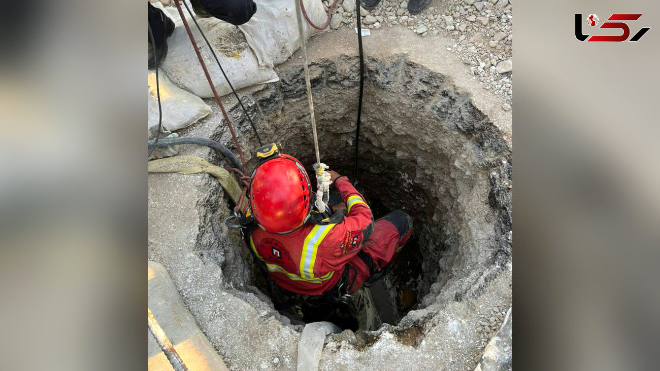 کارگر جوان در عمق چاه 6 متری زنده زنده دفن شد + عکس و جزییات