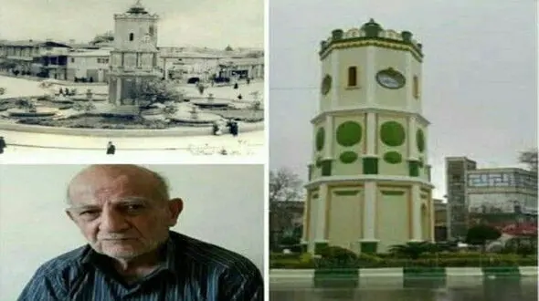 محمدعلی حمیدی نوا درگذشت  / او معمار برج ساعت ساری بود + عکس 