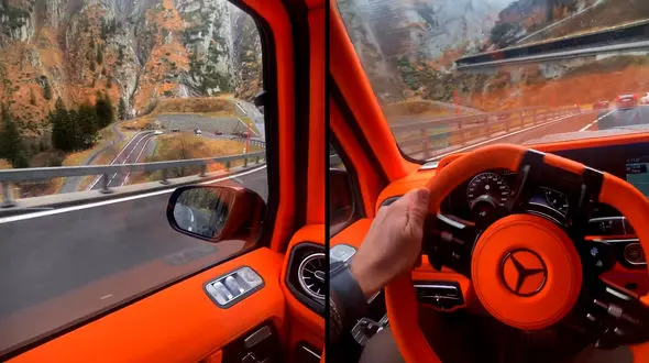 رانندگی پاییزی در سوییس+ فیلم 