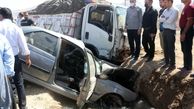 ۴ مصدوم در پی تصادف جاده‌ای محور کوهدشت_خرم‌آباد