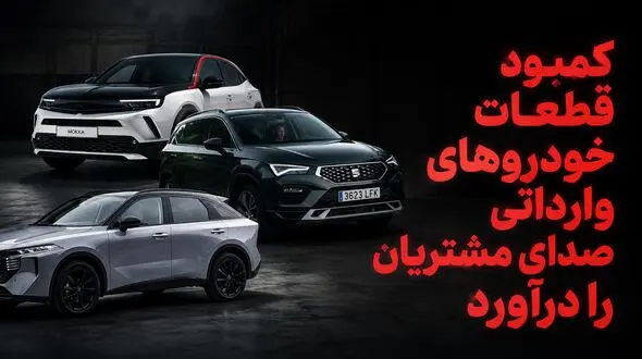 کمبود قطعات خودروهای وارداتی صدای مشتریان را درآورد / از خواب یک‌ماهه خودرو در تعمیرگاه تا نایاب شدن فیلتر هوا