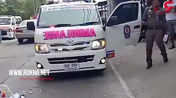 تصادف کامیون با کودک 8 ماهه به دلیل بی دقتی مادر تایلندی! + فیلم