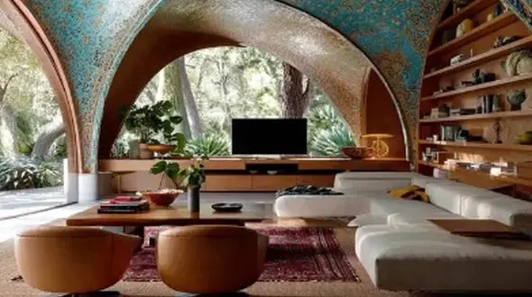 معماری باشکوه‌ترین خانه با کاشی‌کاری فیروزه‌ای و طاق‌های اصیل ایرانی که جهان را شگفت زده کرد/  پشت این سادگی جهانی از خلاقیت پنهان است + عکس