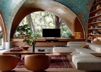 معماری باشکوه‌ترین خانه با کاشی‌کاری فیروزه‌ای و طاق‌های اصیل ایرانی که جهان را شگفت زده کرد/  پشت این سادگی جهانی از خلاقیت پنهان است + عکس