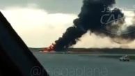 فیلمی وحشتناک از آتش‌ گرفتن سوپر جت روسی در آسمان / دست‌کم 10 نفرسوختند+تصویر