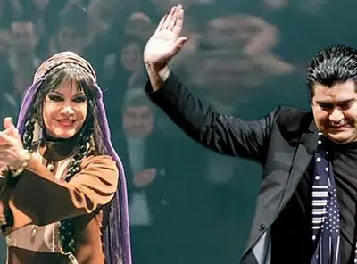 فیلم / یادی کنیم از رقص فرزانه کابلی مادر علی کوچولو در کنسرت سالار عقیلی  / خانم بازیگر از حال بد شوهرش هادی مرزبان گفت .../ هادی جان در ایران ماند و ....