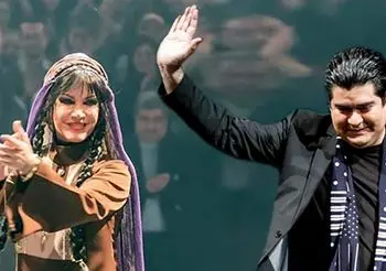 فیلم / یادی کنیم از رقص فرزانه کابلی مادر علی کوچولو در کنسرت سالار عقیلی  / خانم بازیگر از حال بد شوهرش هادی مرزبان گفت .../ هادی جان در ایران ماند و ....