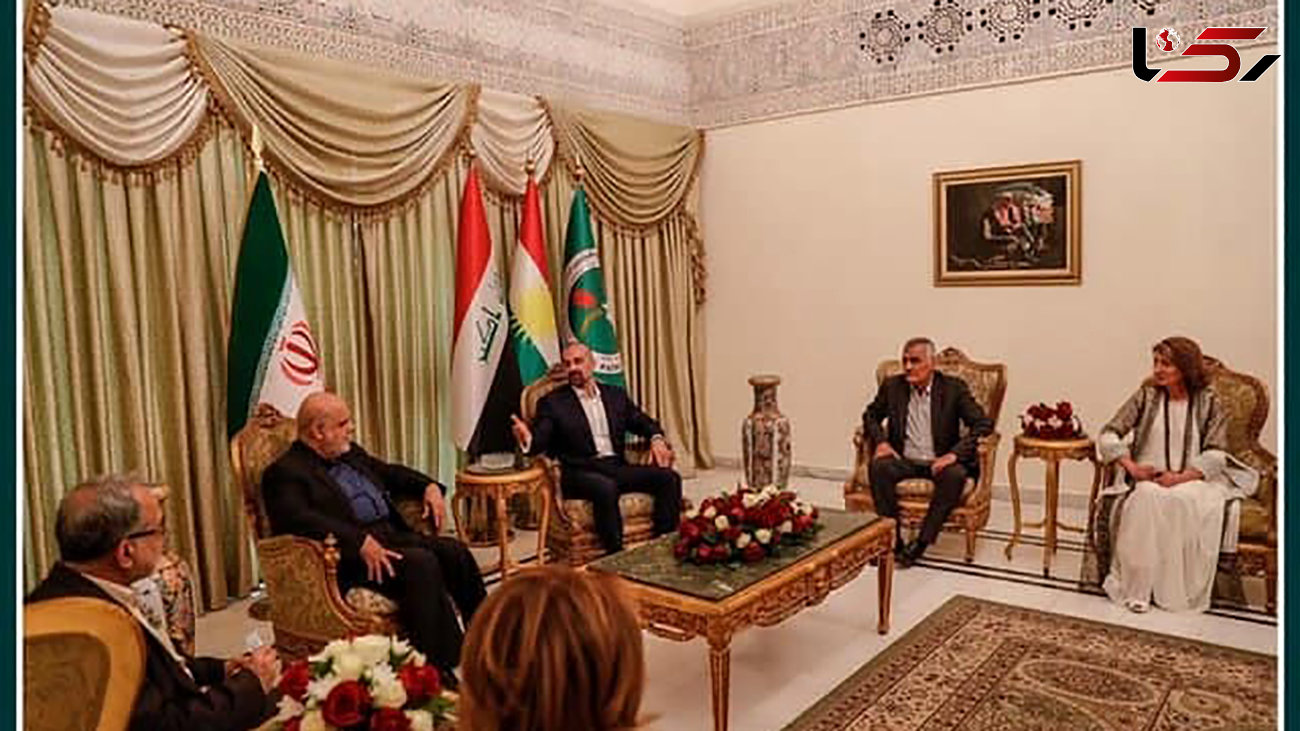 دیدار رییس اتحادیه میهنی کردستان عراق با سفیر ایران