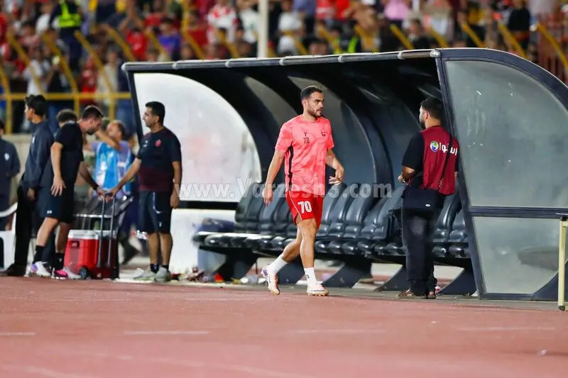 حضور یک چهره مشهور خارجی در ورزشگاه برای تماشای بازی پرسپولیس! (عکس)