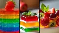 خوشمزه‌ ترین دیزاین‌ های ژله؛ ایده‌ های خاص و زیبا