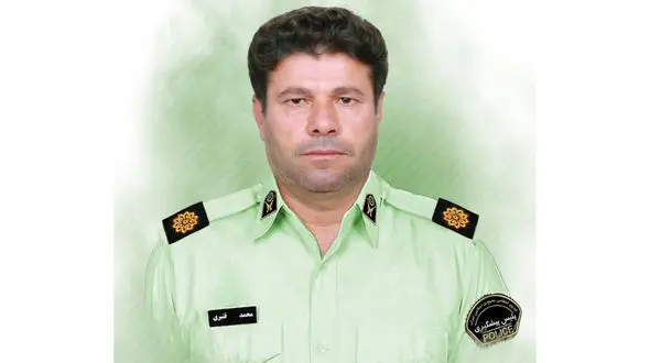 اشک‌های سردار رادان بر مزار شهید قنبری و عزاداری مادر شهید