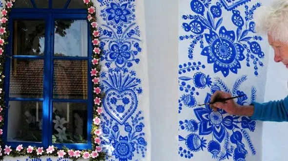 نقاشی های حیرت انگیز مادربزرگ 91 ساله +عکس