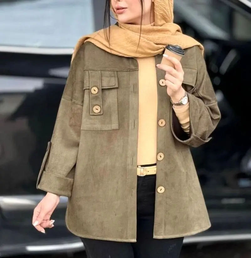 مدل مانتو کبریتی پاییزه | جذاب ترین مدل مانتو کبریتی پاییزه جلو بسته و جلو باز 2025 مخصوص دخترها و عروس های شیک پسند!