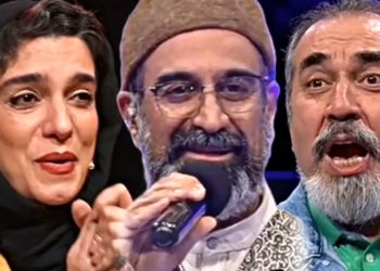فیلم حیرت داوران صداتو بویژه الیکا عبدالرزاقی از حضور پسر استاد «حشمت‌الله رشیدی» در صداتو  /  با آهنگ  دایه دایه وقت جنگه پدرش ترکاند
