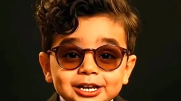 فیلم/ وقتی محسن ابراهیم‌زاده کوچولو نسخه بچگی خودش رو اجرا می‌کنه  | من پسر خوبی شدم!