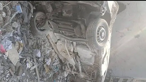 عکس های جنایت جنگی آمریکا و رژیم صهیونیستی را ببینید / حمله به آمبولانسی در تهران که به ماموریت امدادی اعزام شده بود